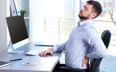 Symptoms of the osteocondrosis of the lomber spine