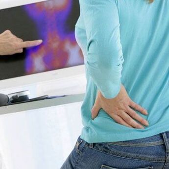 detection of the pathological process in the spine